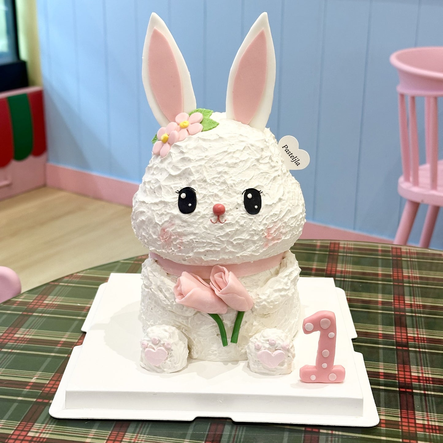 3D rabbit girl cake