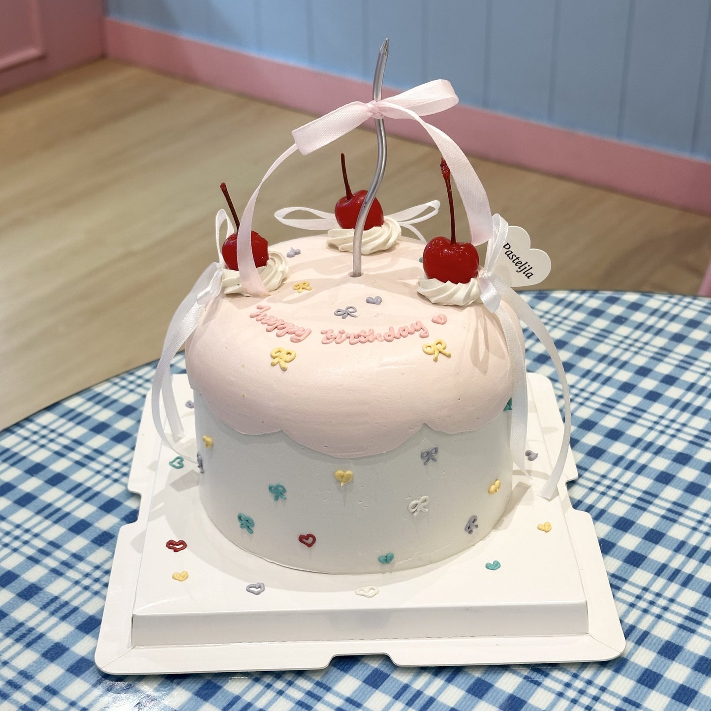Cutie cherry coquette cake