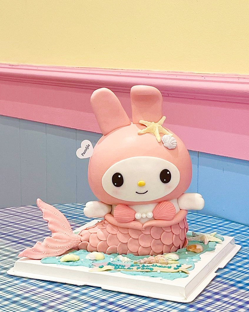 3D Mermaid Melody cake