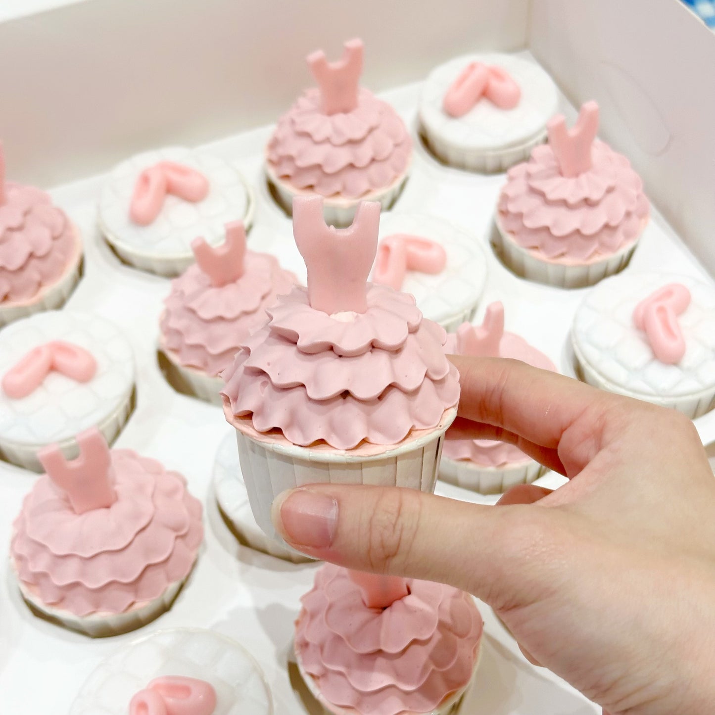 Ballerina cupcakes