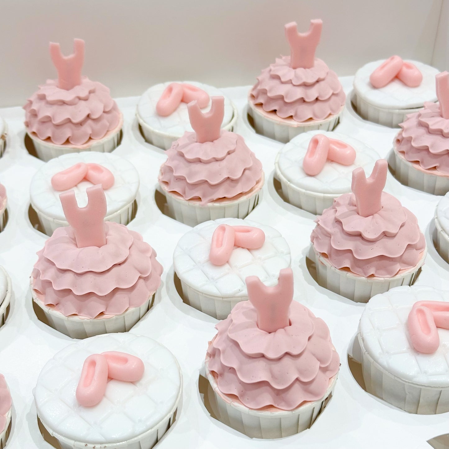 Ballerina cupcakes
