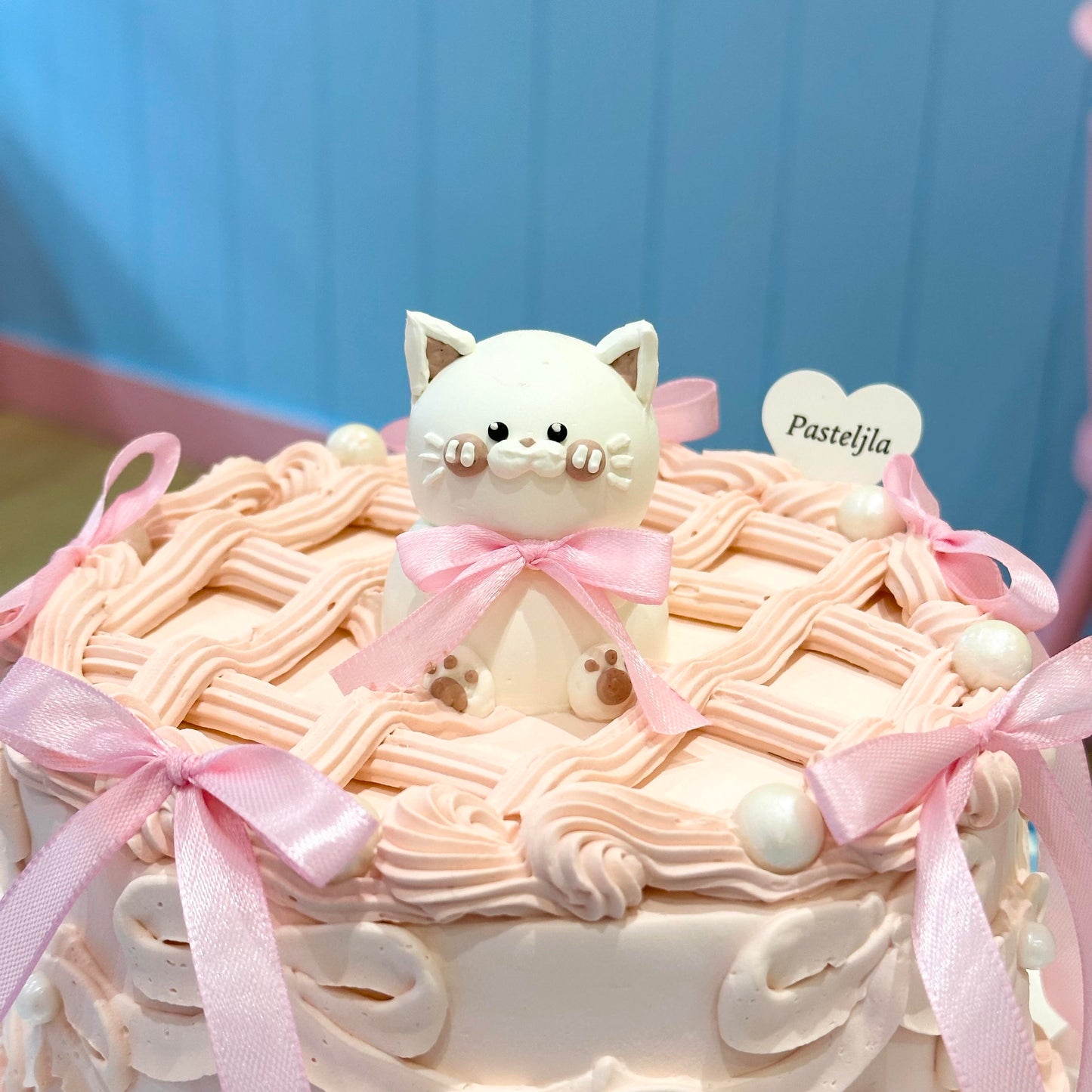 Pink Kitty Coquette Cake