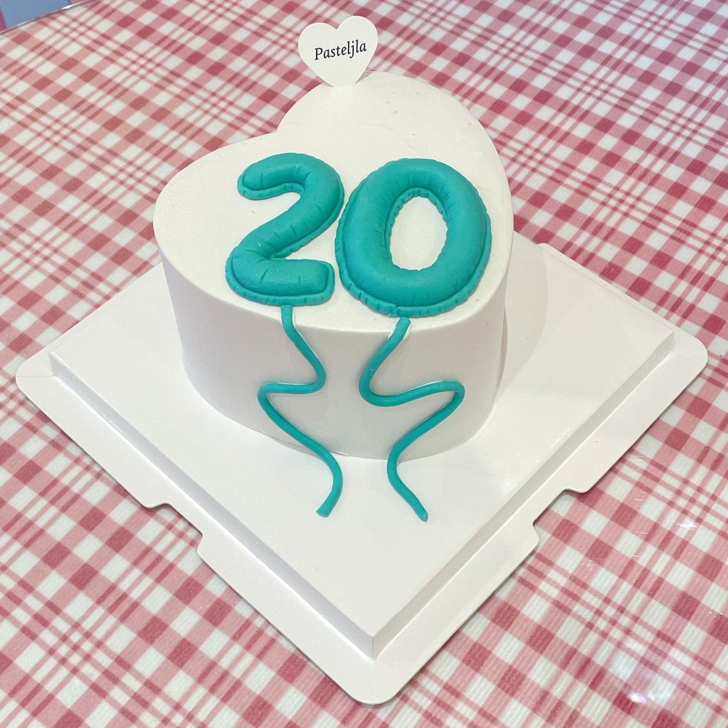 Tiffany blue age balloon cake