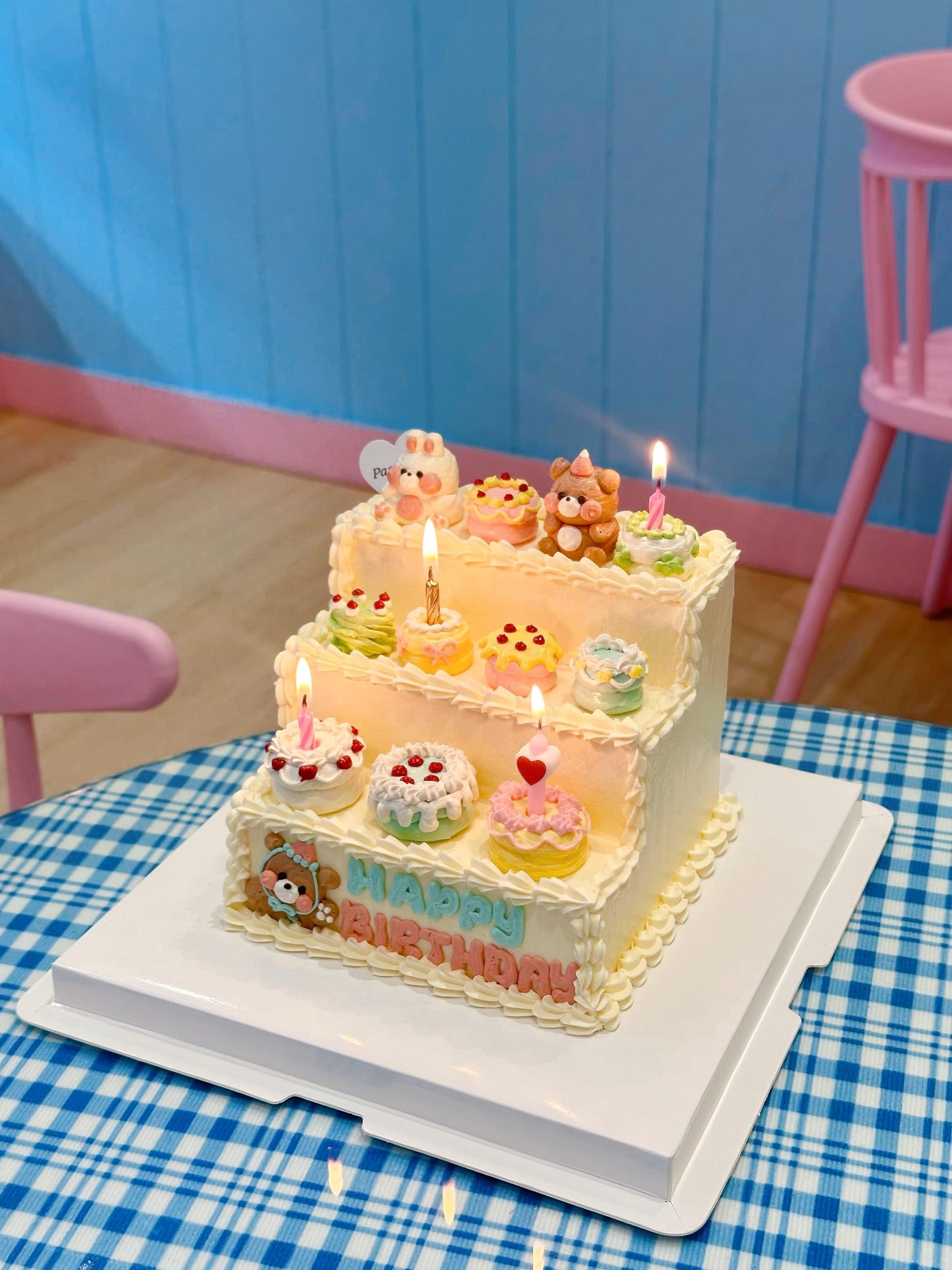 Cute cake display cake