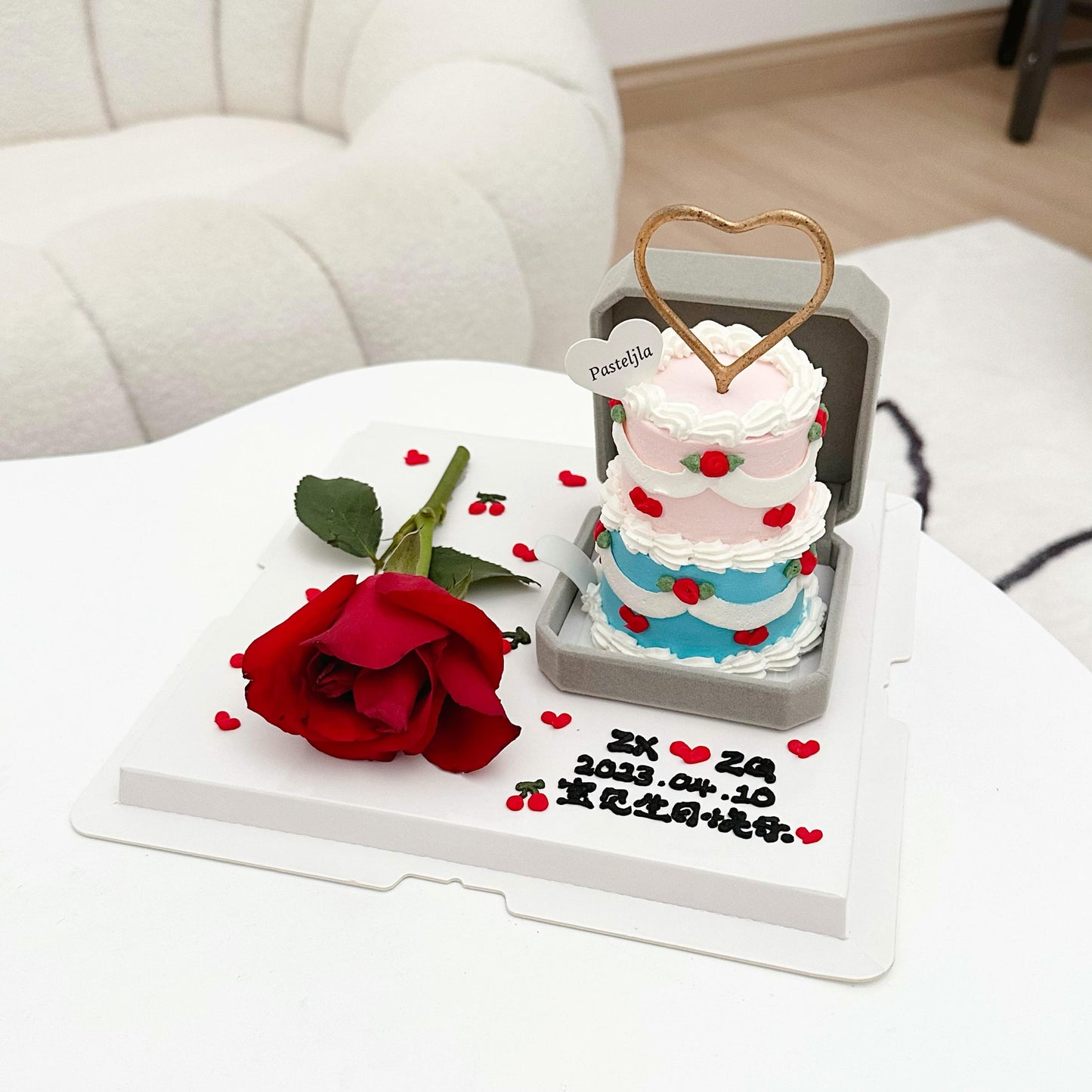 Two Tier Ring Cake