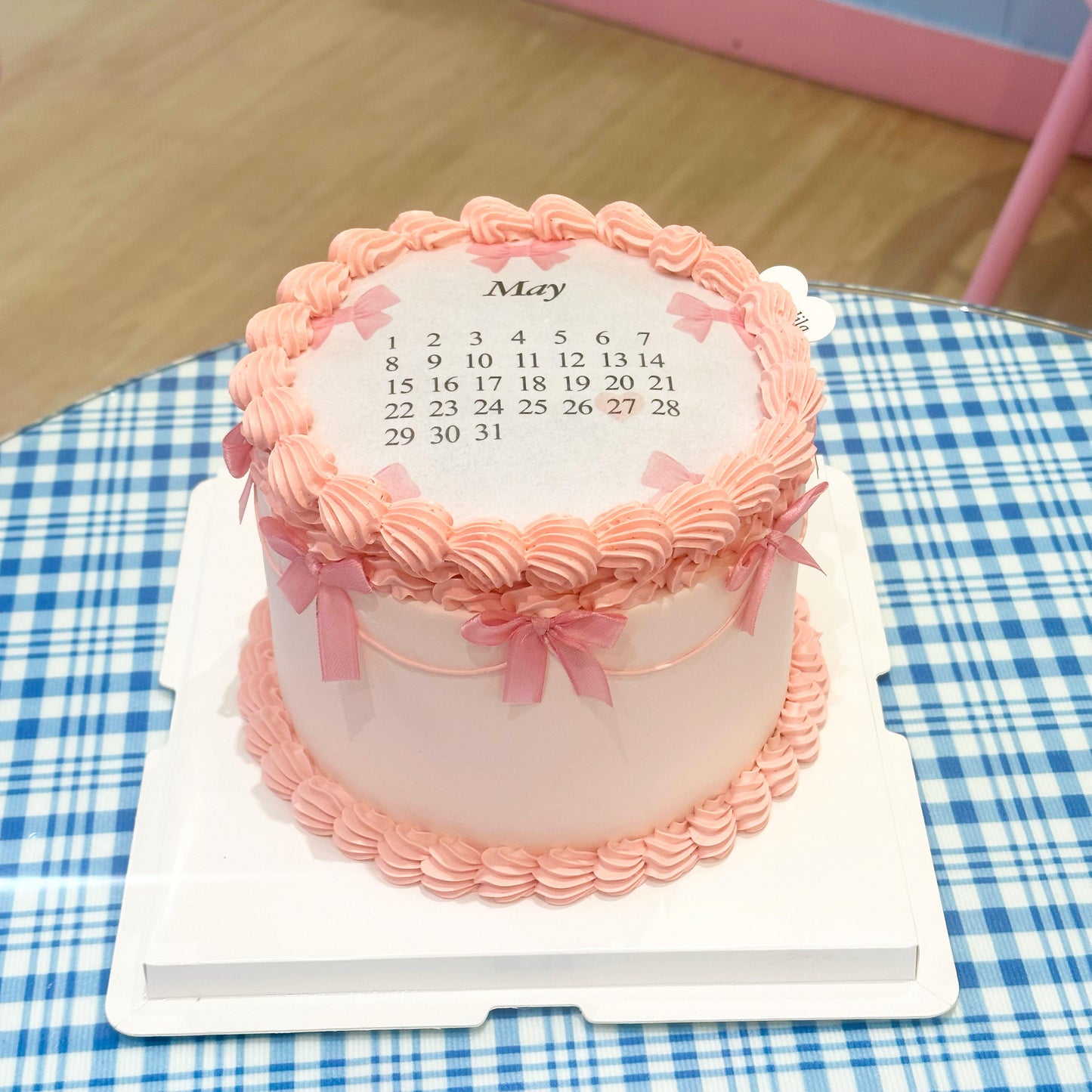 Pink Coquette Burnaway Cake
