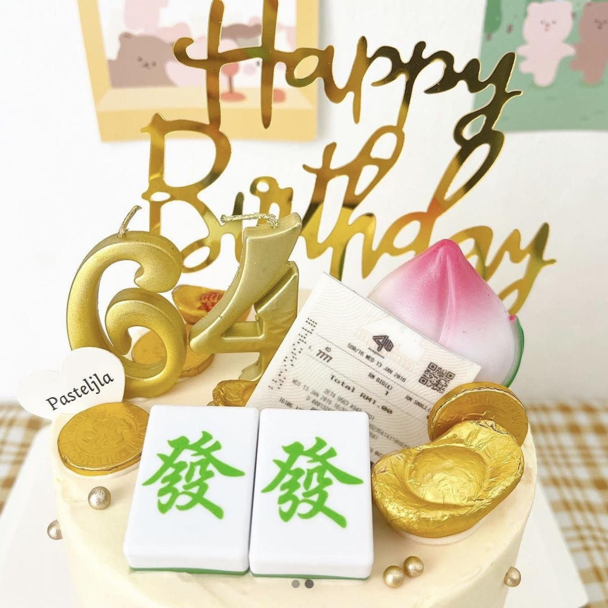 Mahjong Toto Longevity Cake