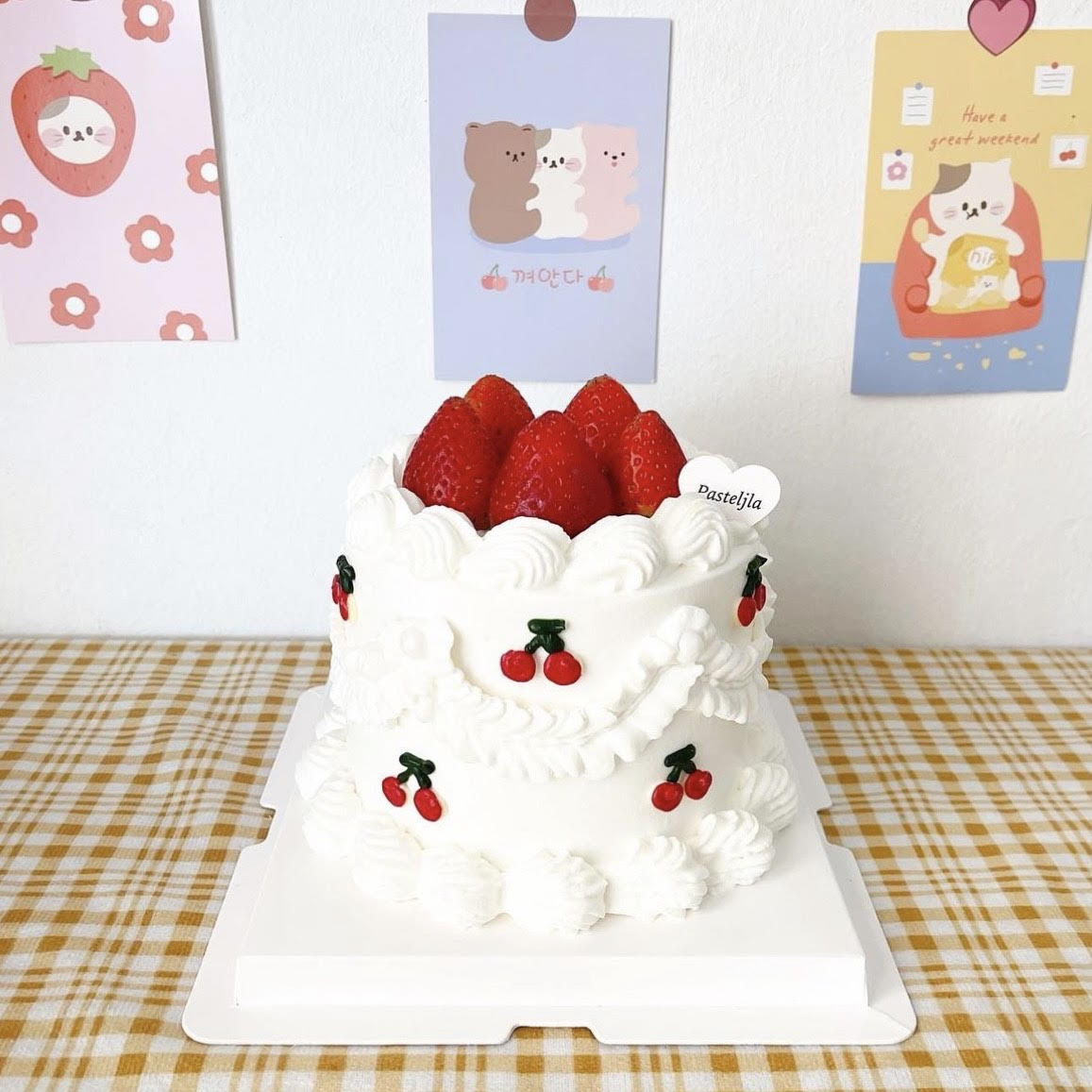 More Cherries Strawberry Cake