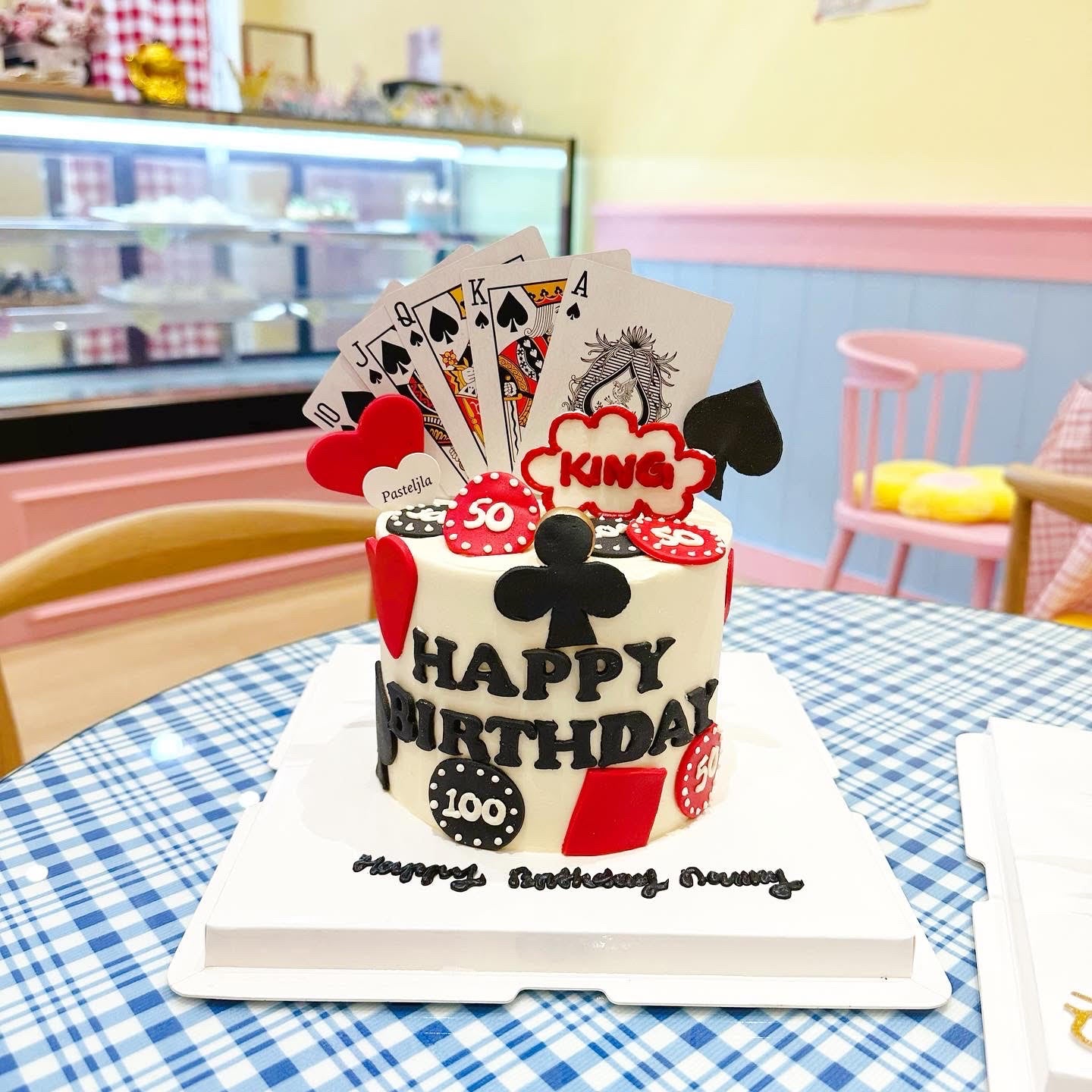 Poker Cake