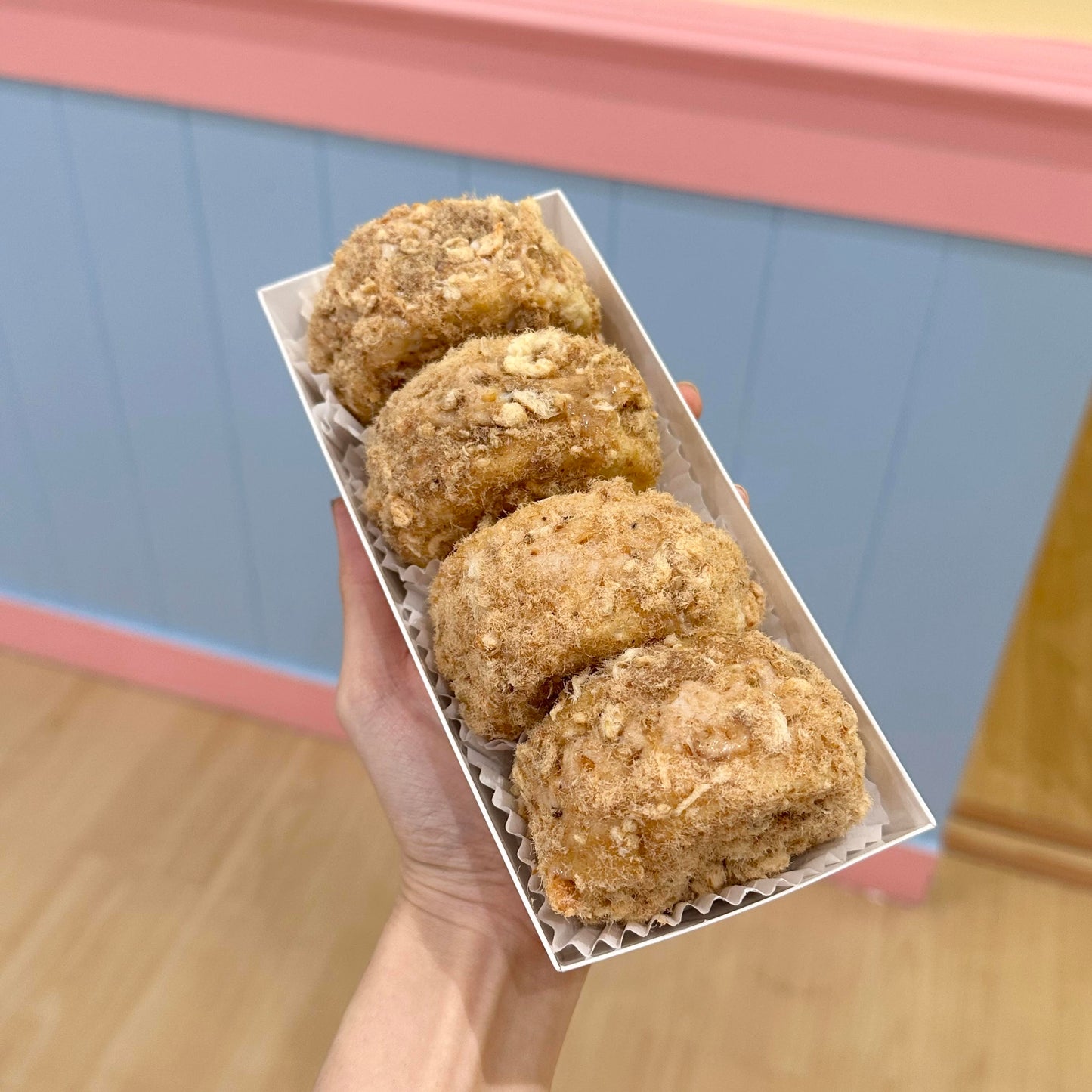 4pcs Chicken floss yam cake set