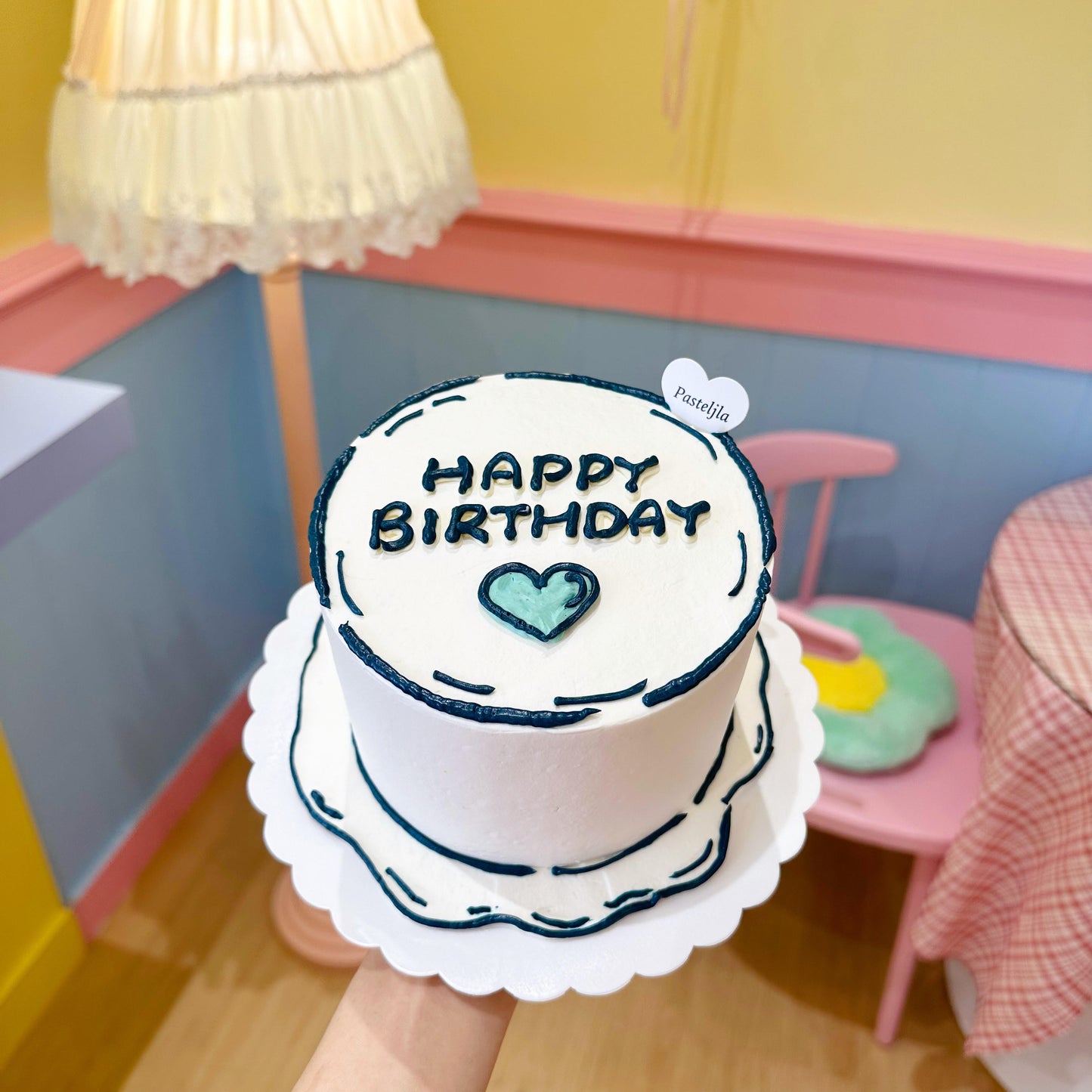 2D comic Cake
