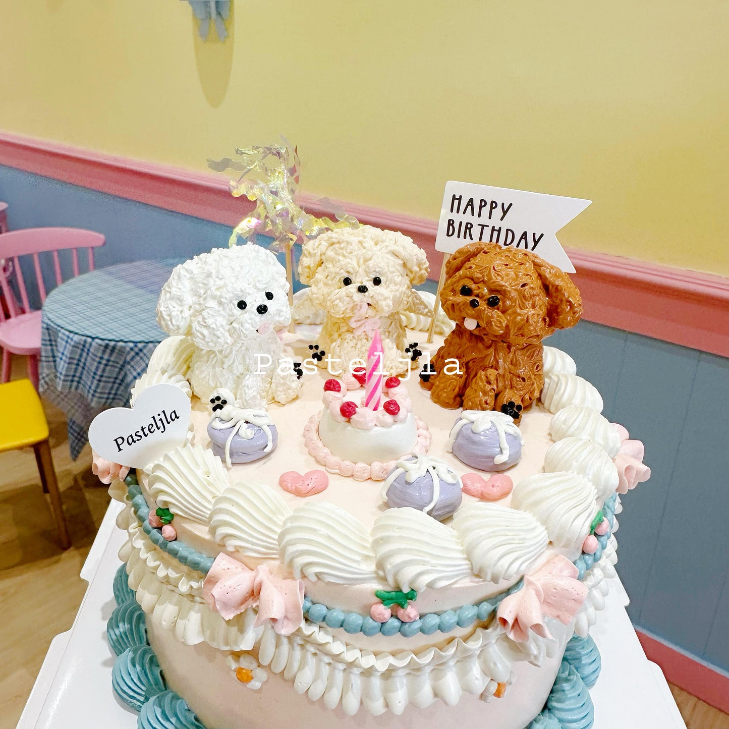 Poodles Cake