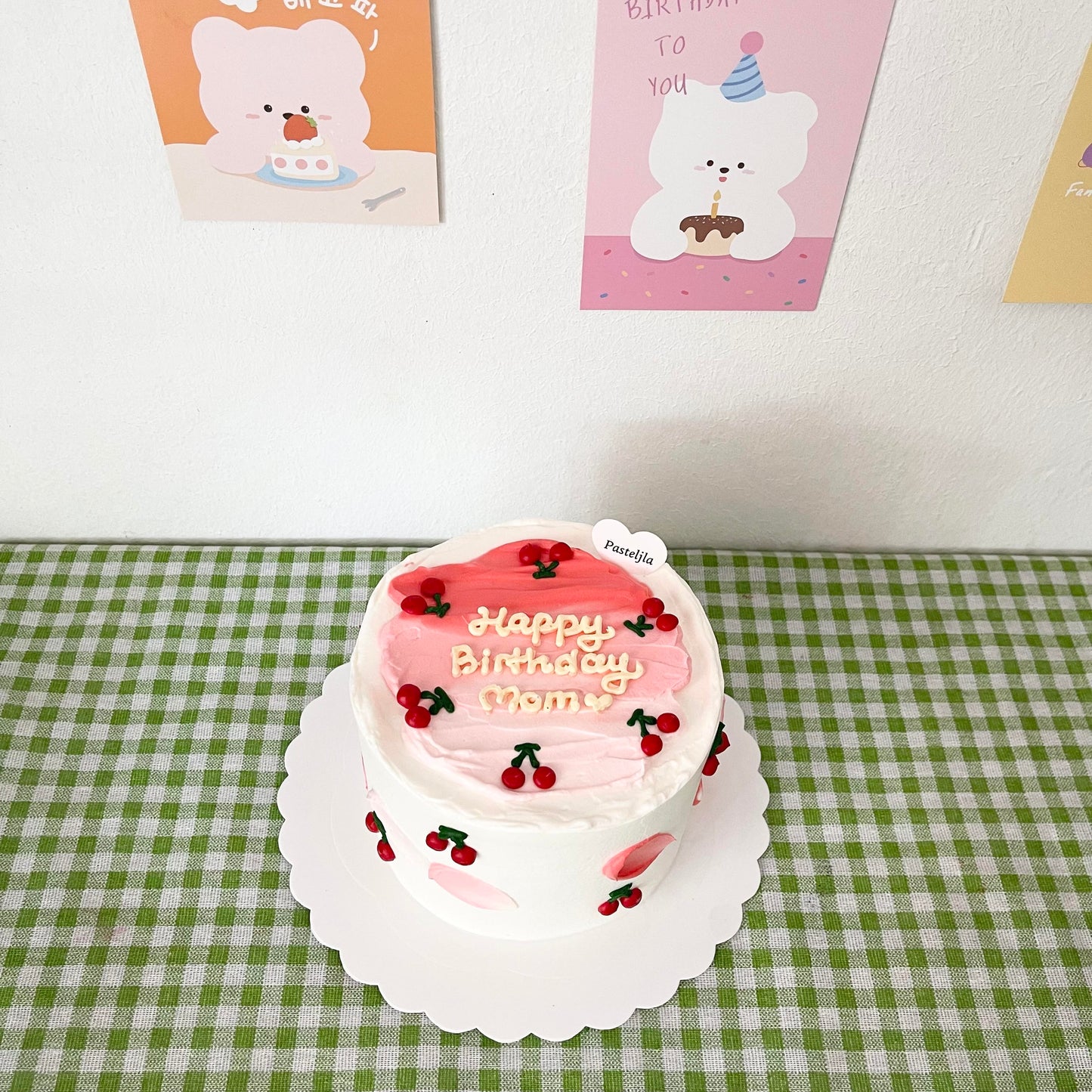 Minimalist Cherry Cake