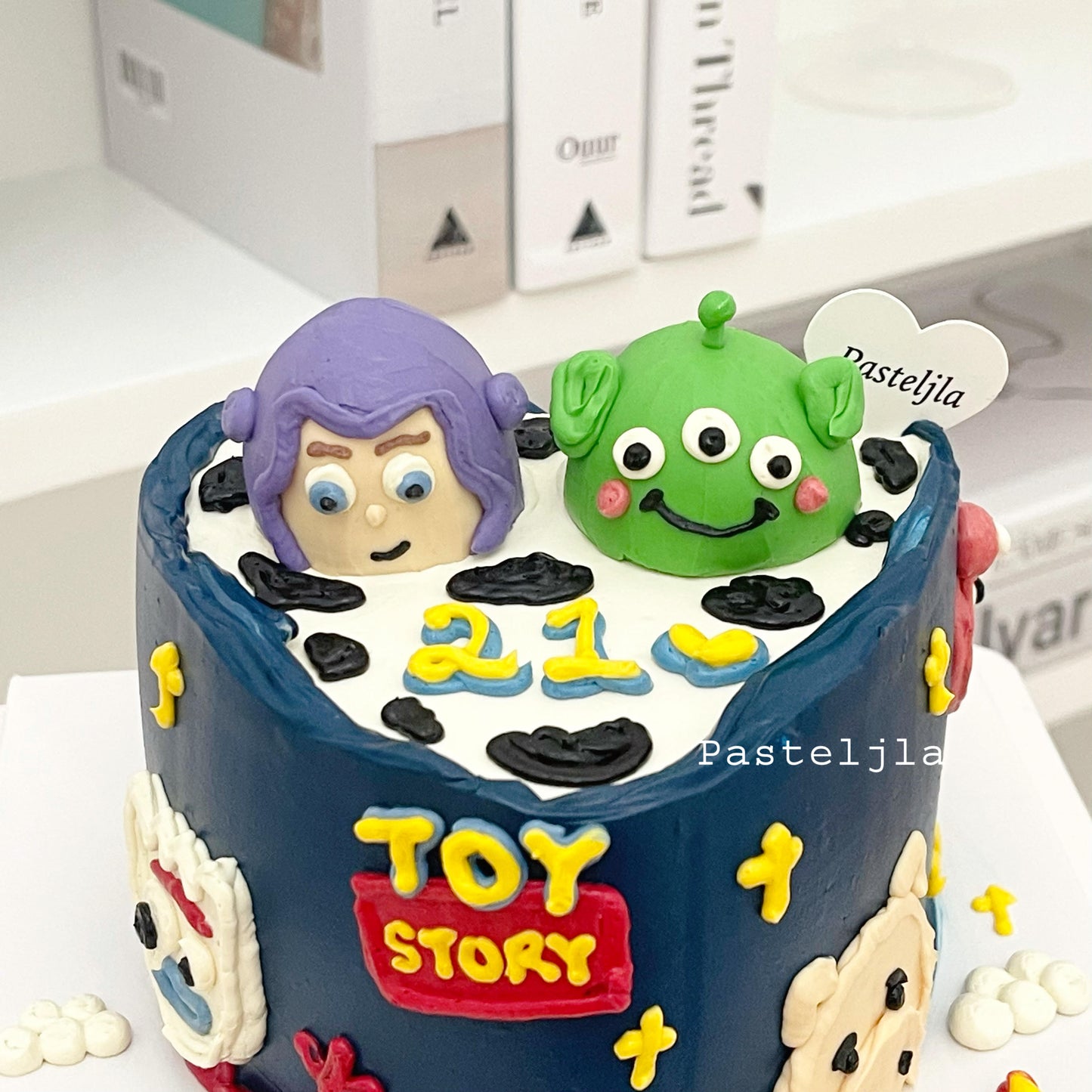 Heart Shape Toy Story Cake