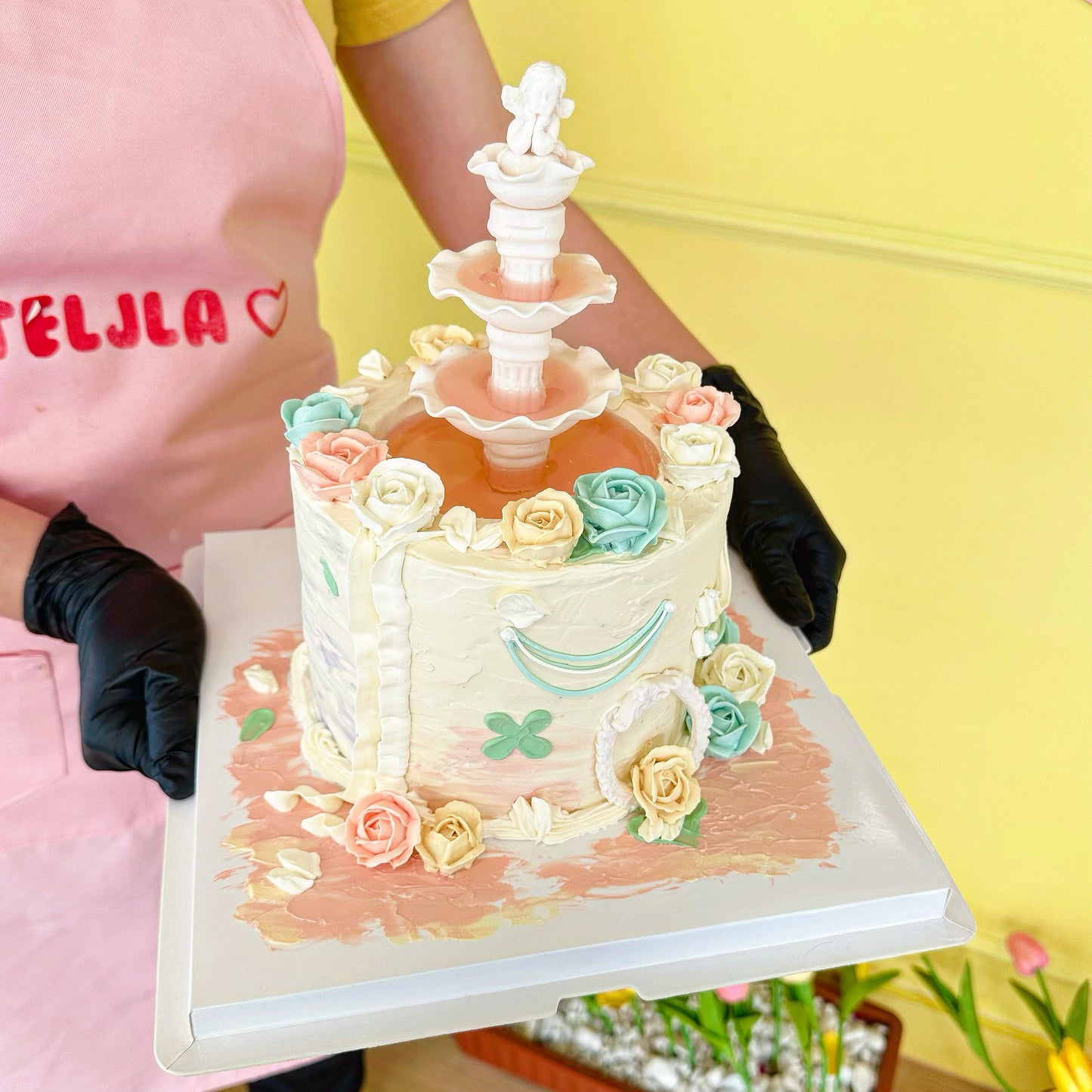 Wishing Fountain Cake