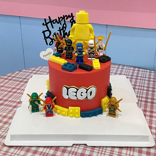Lego ninja cake 