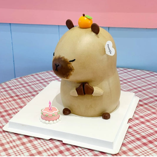3D Capybara cake 