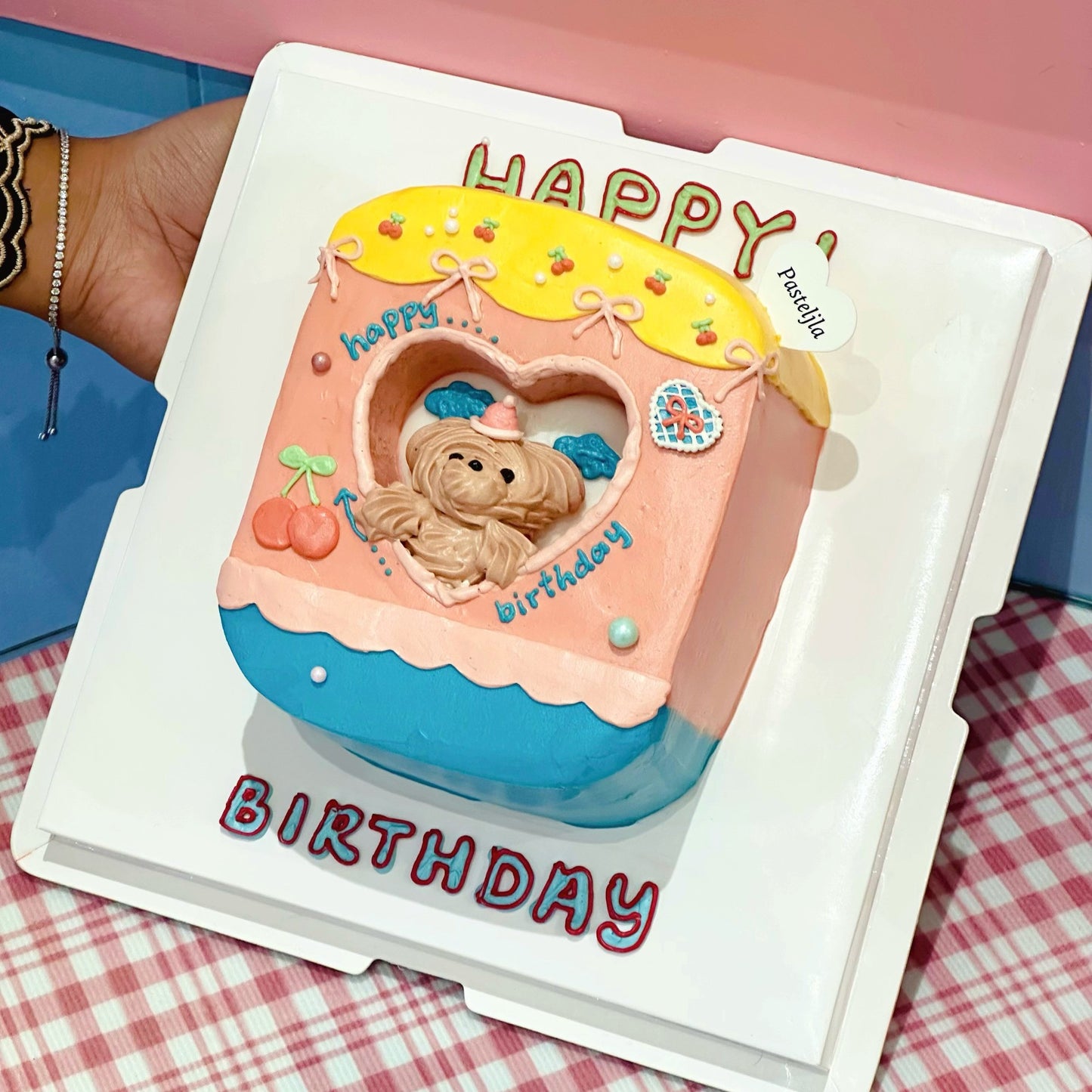 Doggy in a box cake