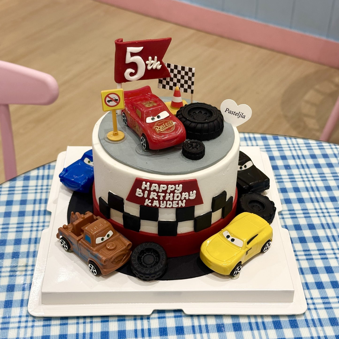 The cars cake 