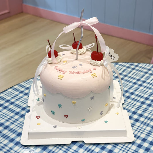 Cutie cherry coquette cake 