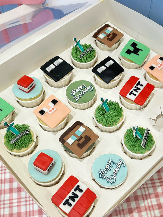 Minecraft cupcakes 