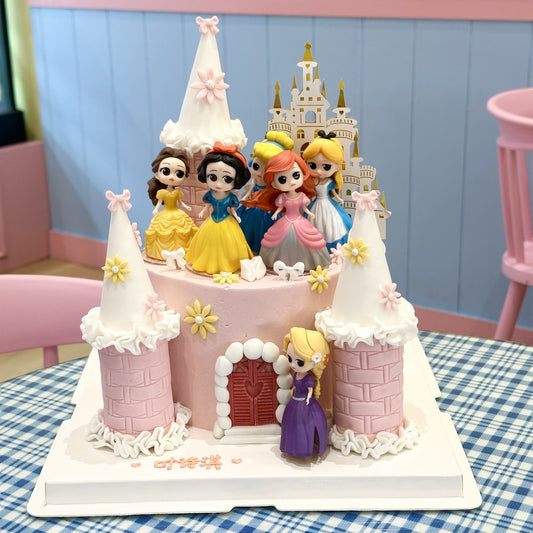 Disney Princess castle cake 