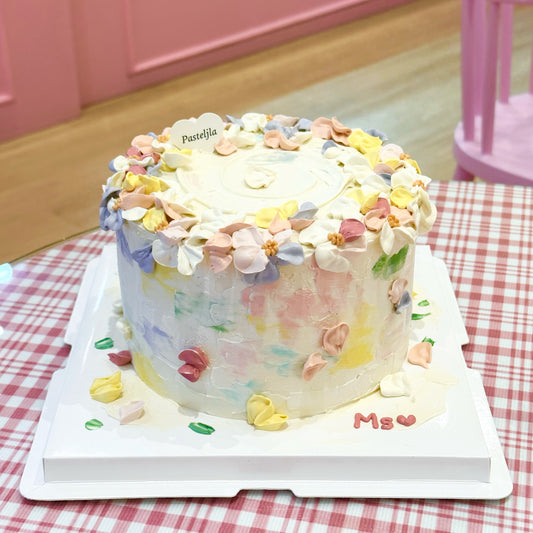 Colorful Floral Cake