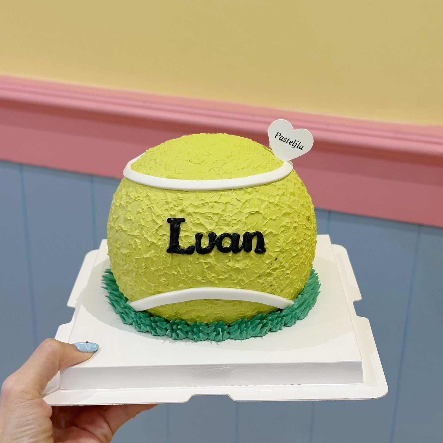 Tennis ball cake