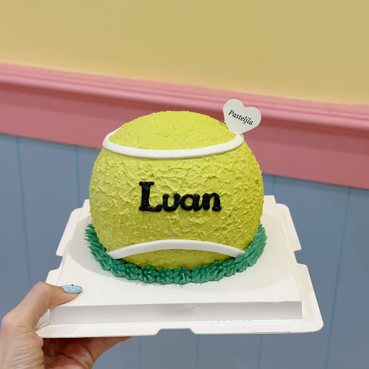 Tennis ball cake