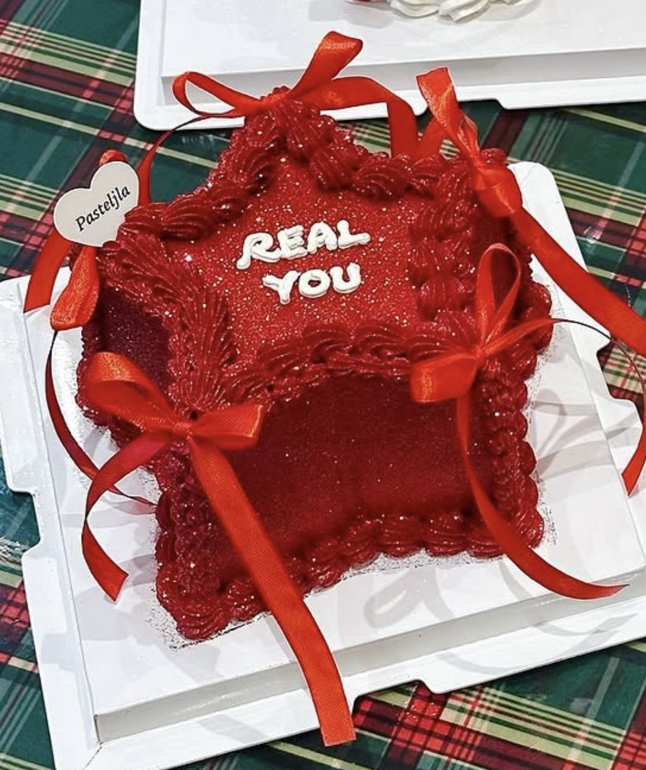 Star glitter cake