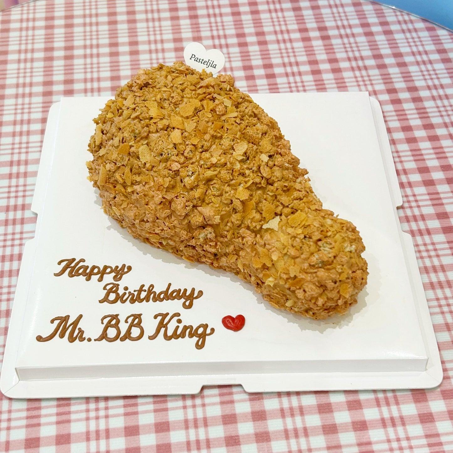 Fried chicken cake