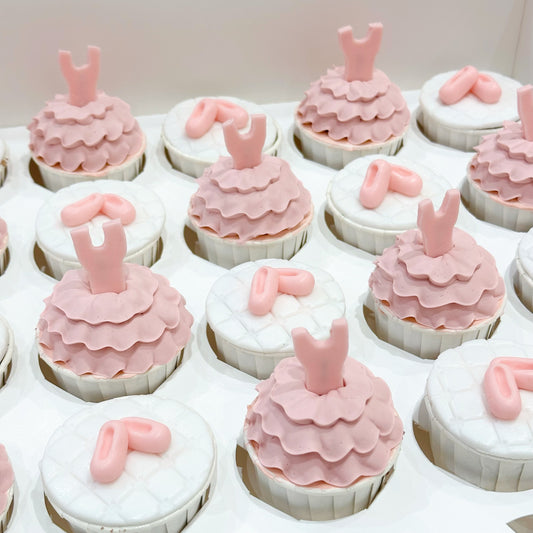 Ballerina cupcakes