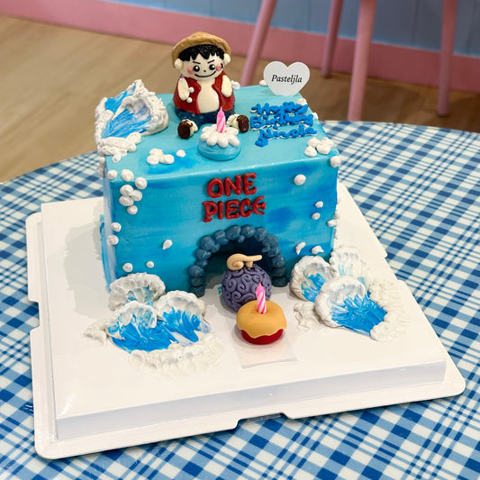 One piece pull out cake