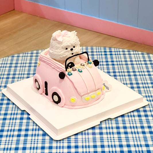 Driving Puppy Cake