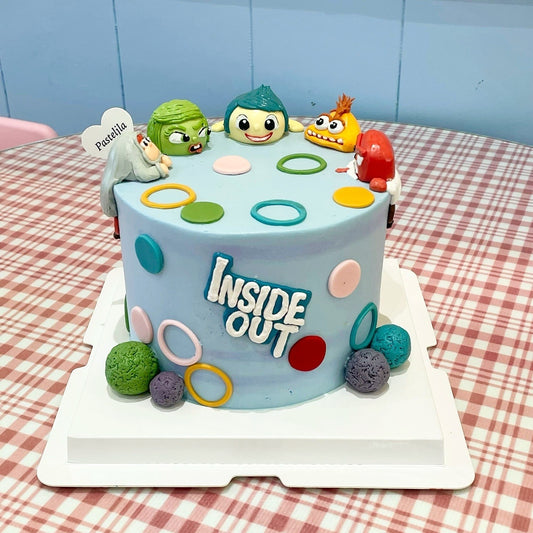 Inside out cake
