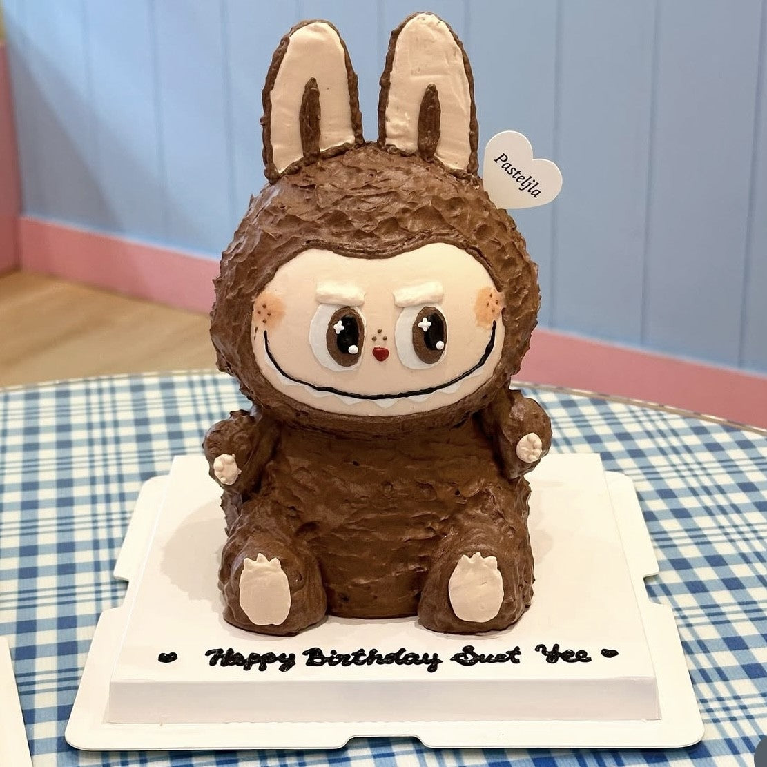 3D Labubu zimomo cake