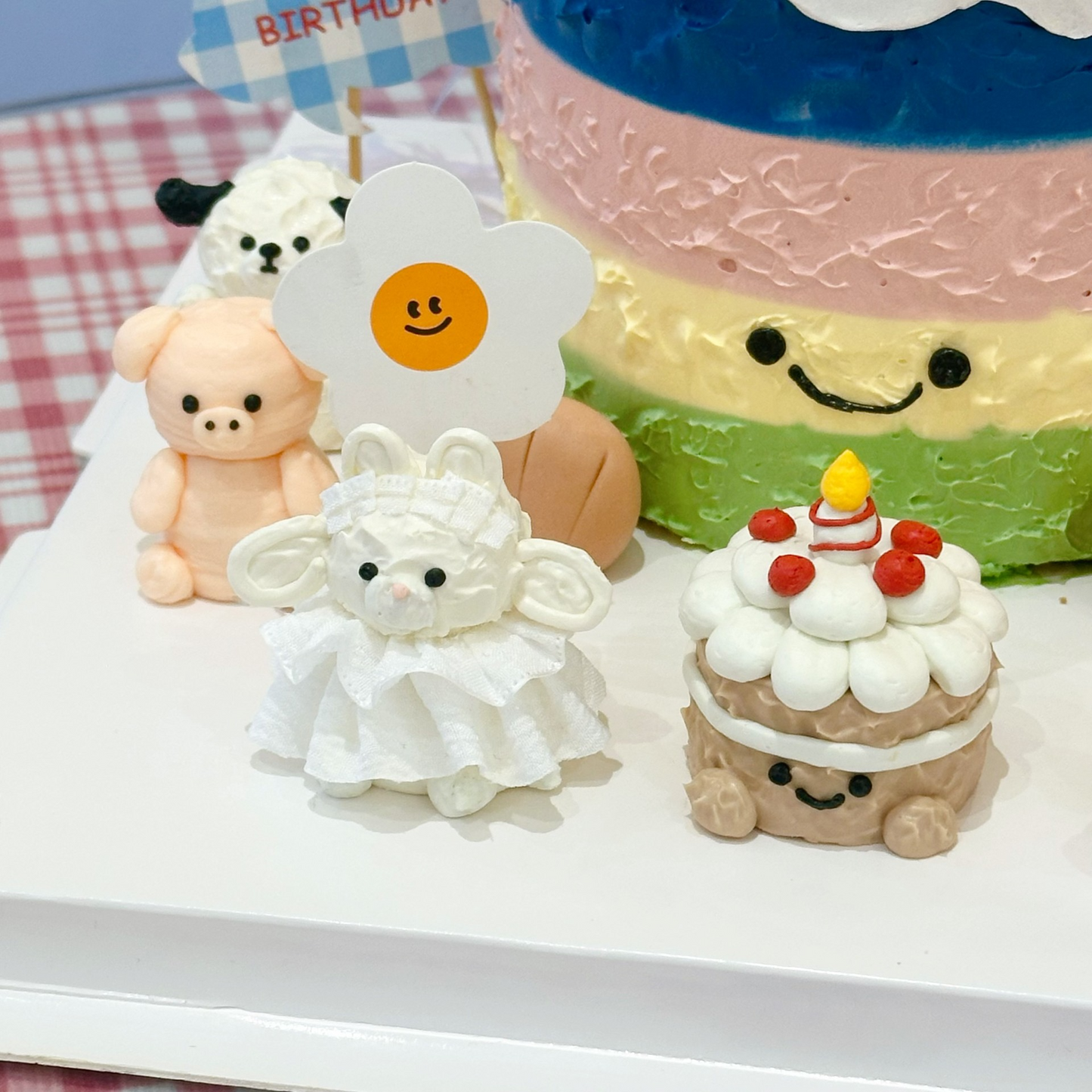 Jelly cat family cake