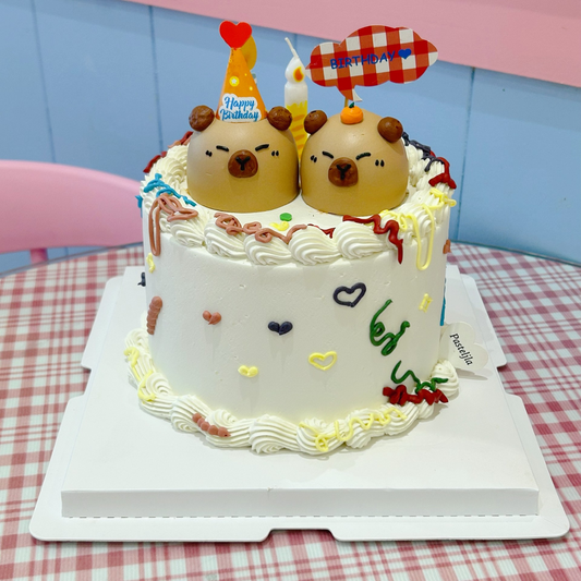 Capybara cake 