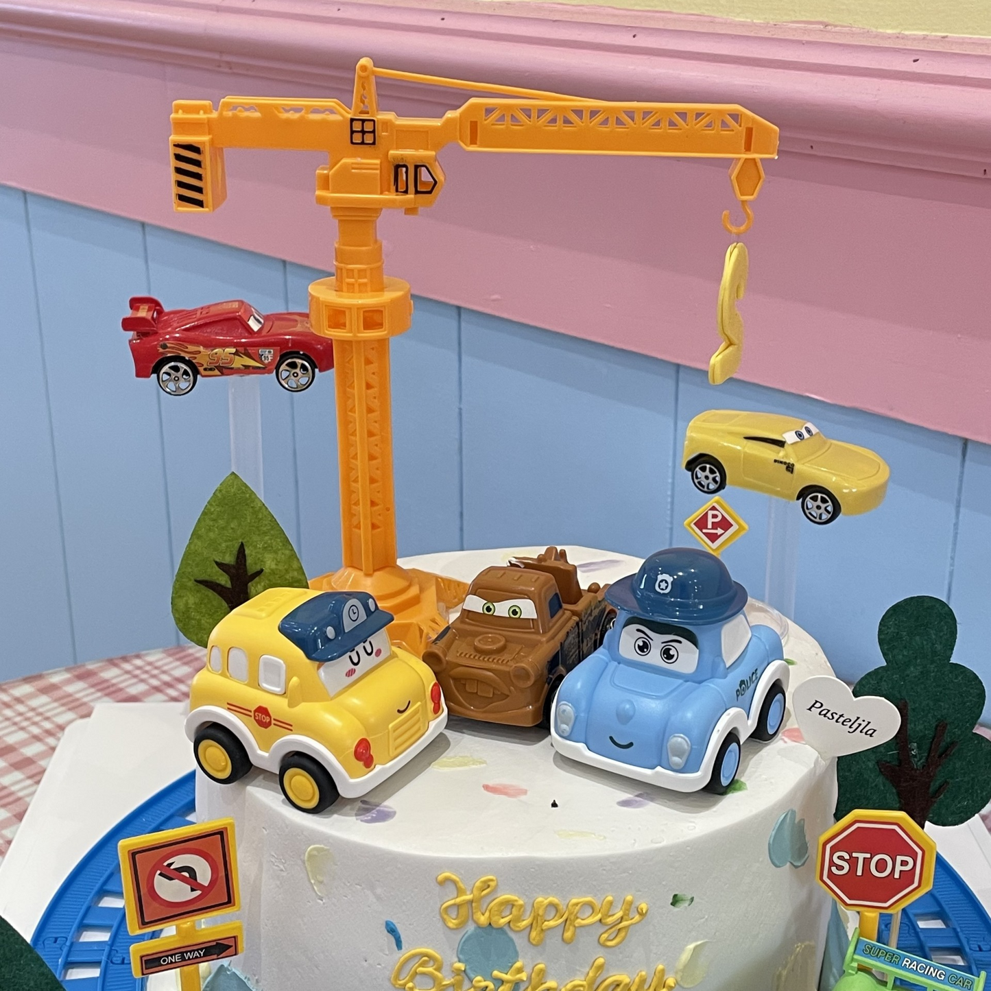 Cars cake for kids