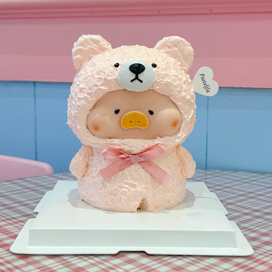 3D pink Lulu pig cake 