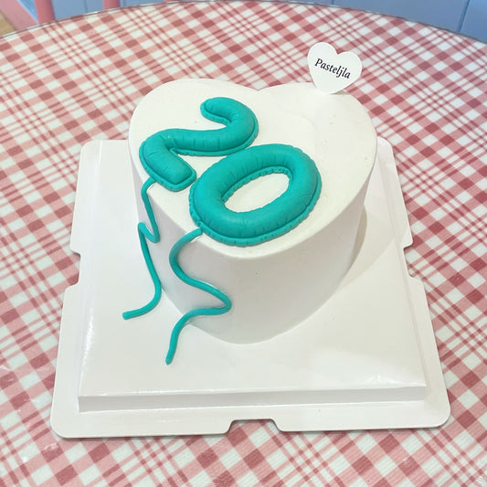 Tiffany blue age balloon cake