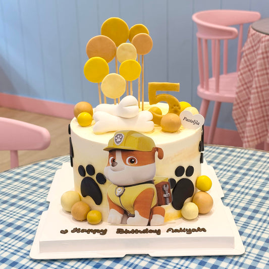 Paw patrol rubble cake
