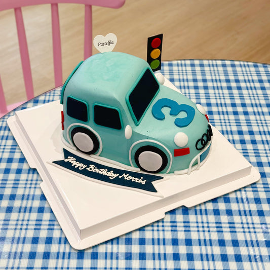 Cute 3D car cake