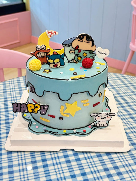 Blue Crayon ShinChan cake
