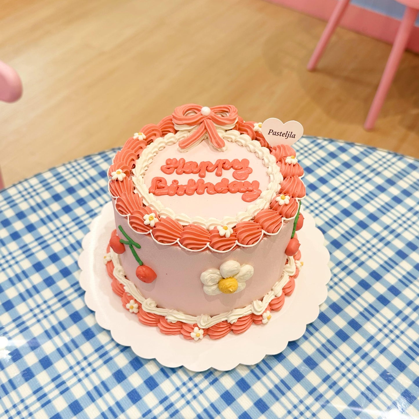 Cute Pink Tone Cake