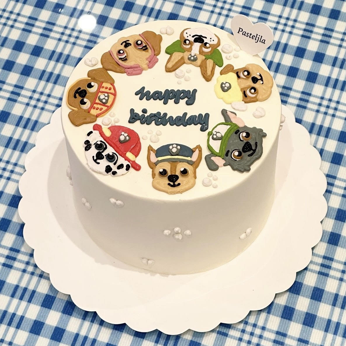 Paw patrol drawing cake