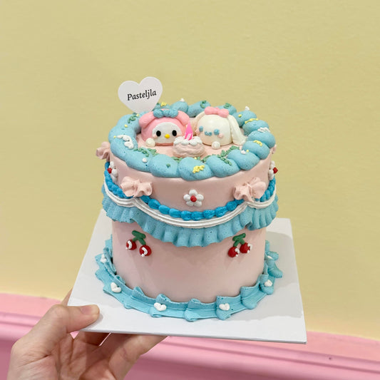 Melody and Cinnamoroll cake