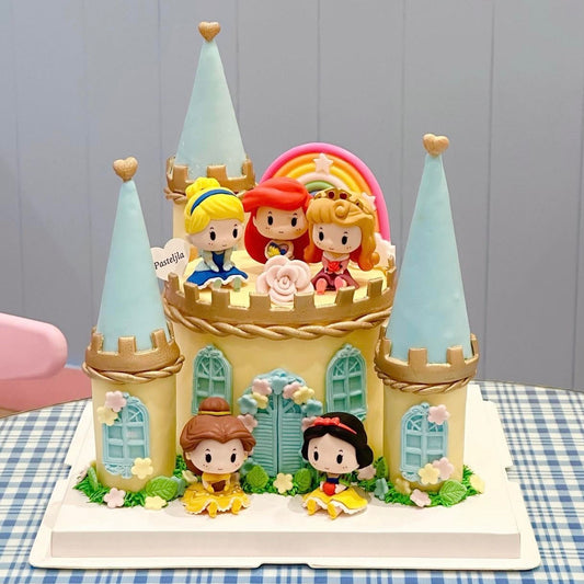 Disney Princess castle cake