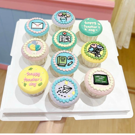 Teachers day cupcakes