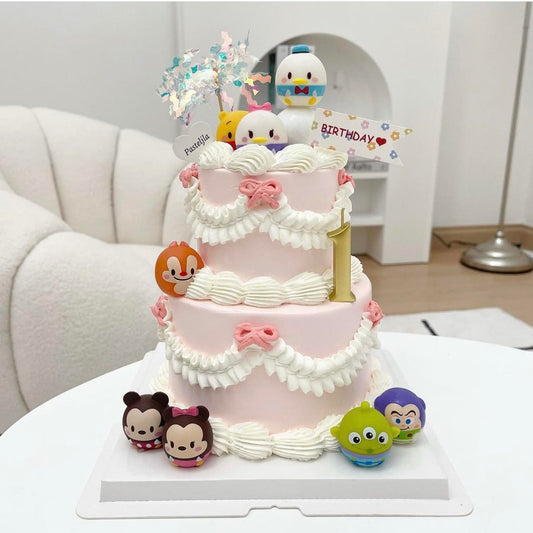 Two Tier Tsum Tsum  Cake